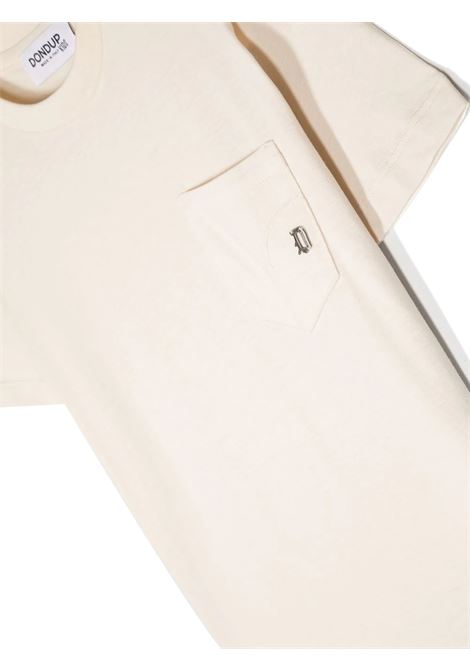 Sand T-Shirt With Pocket DONDUP JUNIOR | DMTS106C-JF65-BD0036007