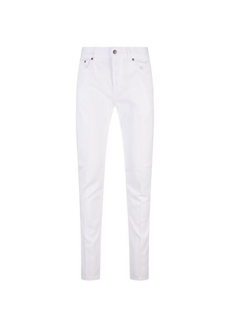 White Mius Slim Fit Jeans DONDUP | UP168-BF0014 PTD000