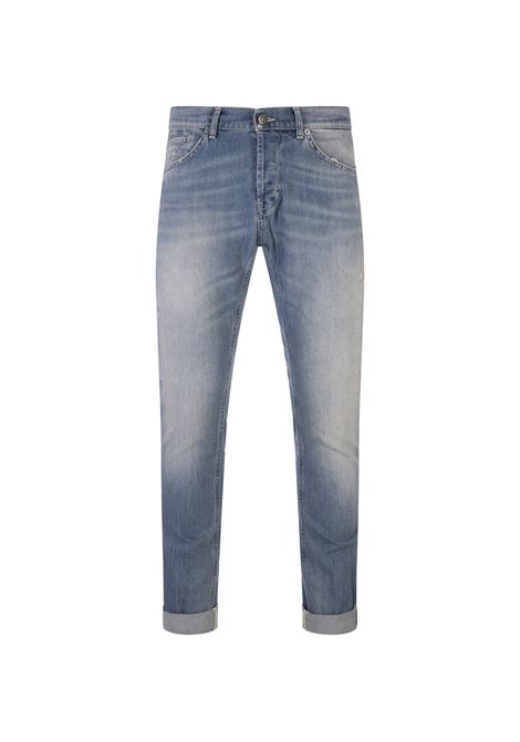 Medium Blue George Jeans With Abrasions DONDUP | UP232-DSE297 FG6800