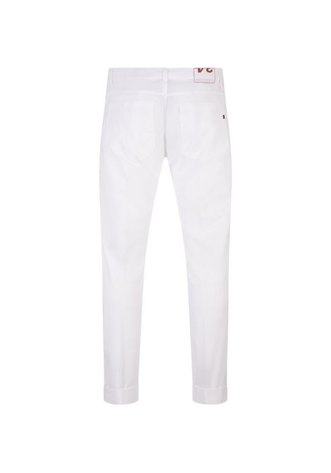 White George Trousers With Turn-Up DONDUP | UP232-GSE046 PTD000