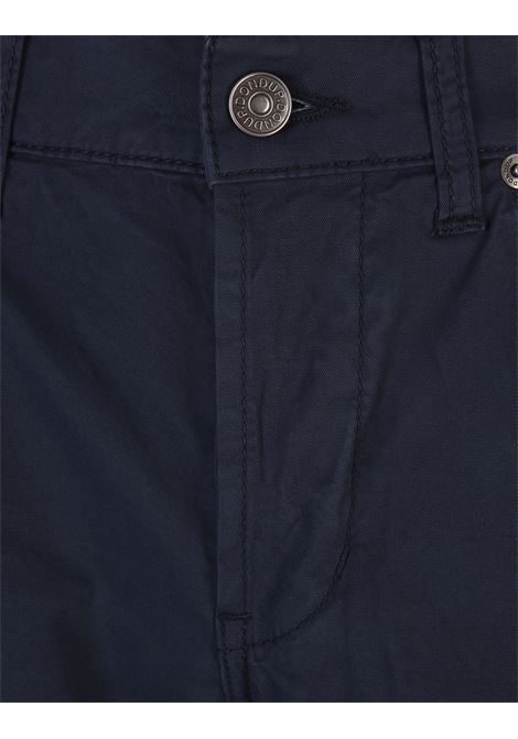 Dark Blue George Trousers With Turn-Up DONDUP | UP232-GSE046 PTD894