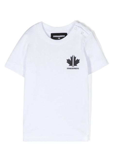 T-Shirt Sport Edtn 07 Bianca Con Stampa DSQUARED2 KIDS | DQ1462-D004GDQ100