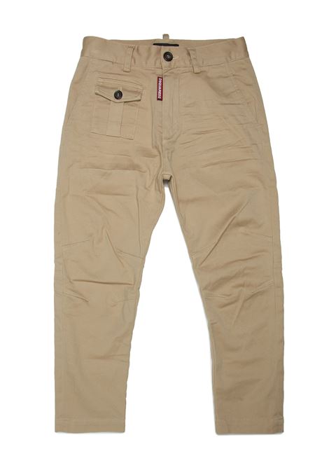 Beige Chino Trousers DSQUARED2 KIDS | DQ1505-D0093DQ707