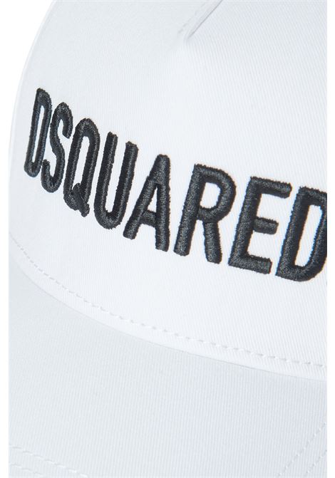 Cappello da Baseball Dsquared2 Bianco DSQUARED2 KIDS | DQ1562-D00YTDQ100