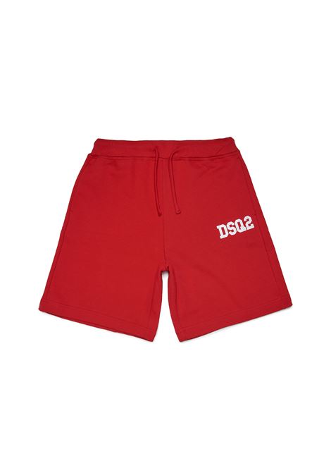 Red DSQ2 Sports Shorts DSQUARED2 KIDS | DQ1601-D0A2FDQ405