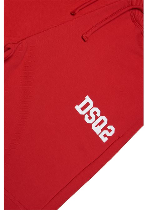 Red DSQ2 Sports Shorts DSQUARED2 KIDS | DQ1601-D0A2FDQ405