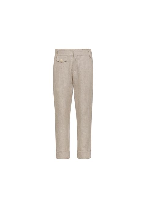 Pantalone In Lino Beige ELEVENTY KIDS | ES6P40-I0144106