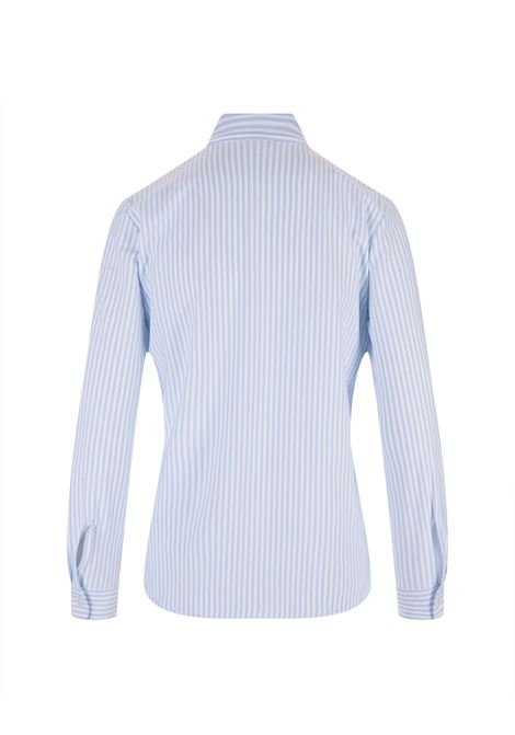 Light Blue Striped Pepe Ml. Tecno Jersey Shirt FEDELI | 6DE0002001