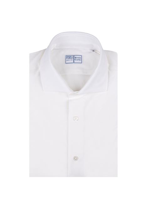 White Strech Shirt FEDELI | UE00522-CC0016