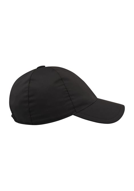 Black Nylon Baseball Hat FEDELI | UE00802-CC0146