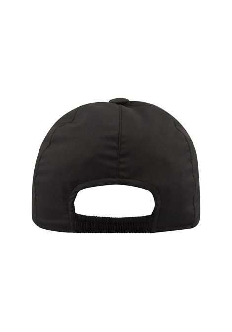 Black Nylon Baseball Hat FEDELI | UE00802-CC0146