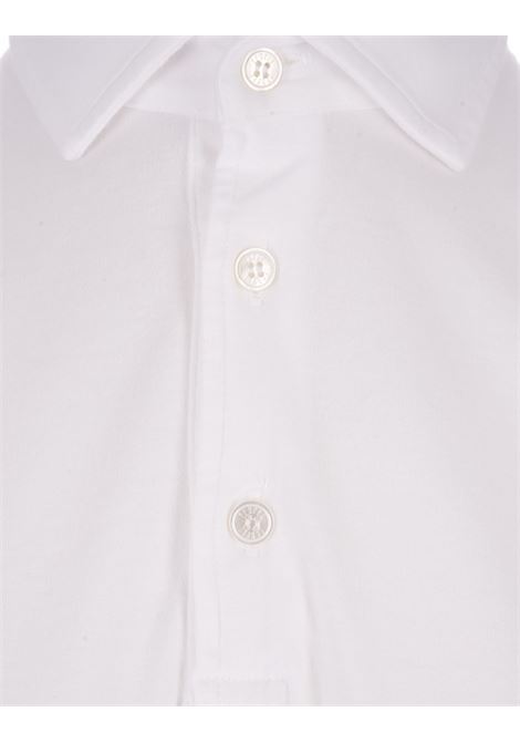 White Polo Shirt In Organic Cotton FEDELI | UED011041