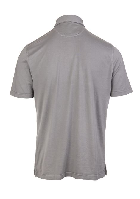 Grey Polo Shirt In Organic Cotton FEDELI | UED011084