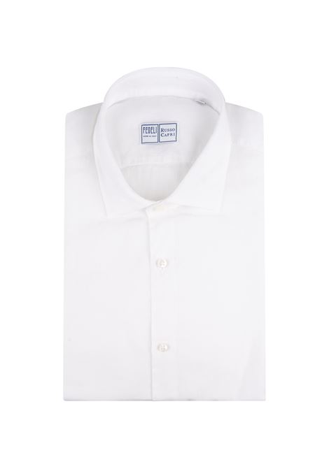 White Linen Classic Shirt FEDELI | UED0501CE-CC41