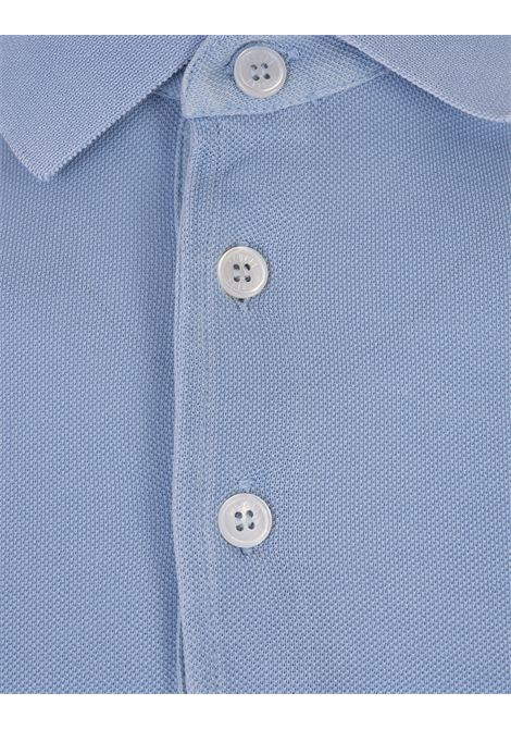 Light Blue Linen Classic Shirt FEDELI | UED0501CE-CC836