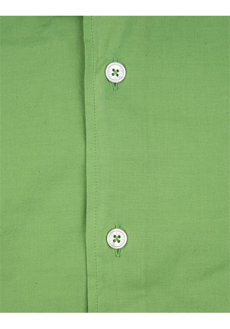 Light Green Poplin Classic Shirt FEDELI | UED0507CE-CC153