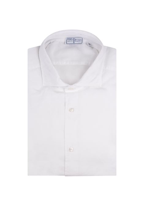 White Poplin Classic Shirt FEDELI | UED0507CE-CC41