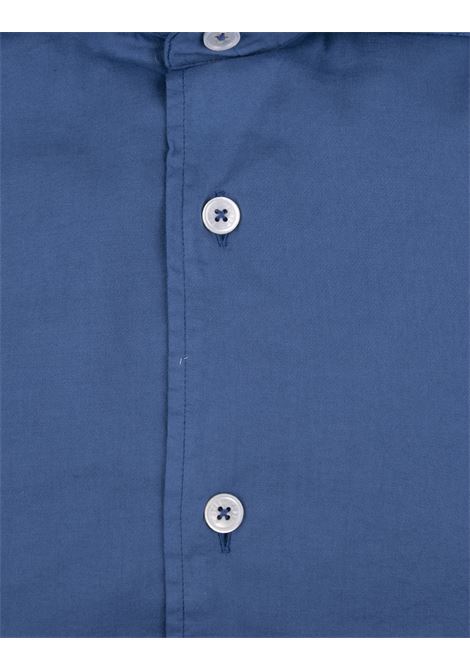 Cobalt Blue Poplin Classic Shirt FEDELI | UED0507CE-CC525
