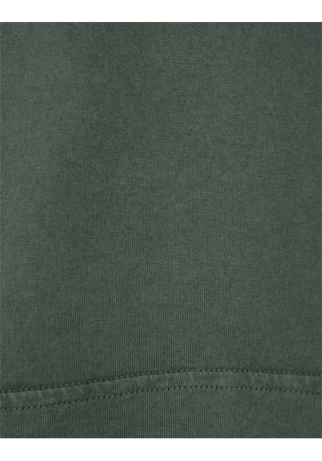 T-Shirt Basic In Cotone Organico Verde Muschio FEDELI | UEF0103104