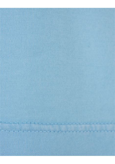 T-Shirt Basic In Cotone Organico Azzurro FEDELI | UEF0103155