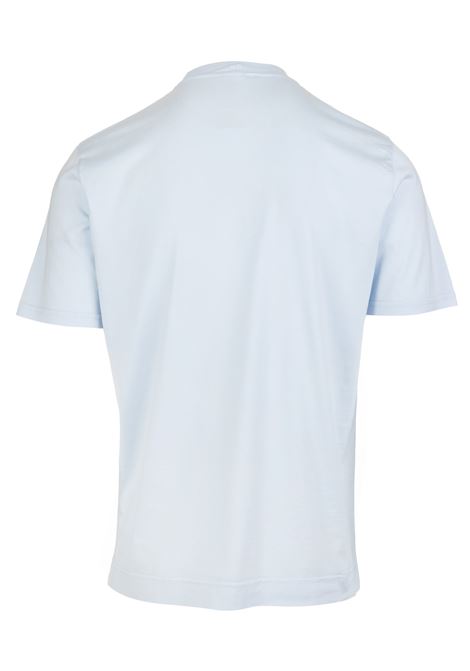 T-Shirt Basic In Cotone Organico Celeste FEDELI | UEF0103836
