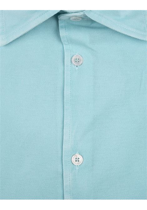 Shirt In Aquamarine Cotton Piqu? FEDELI | UEF0283CE-CC156