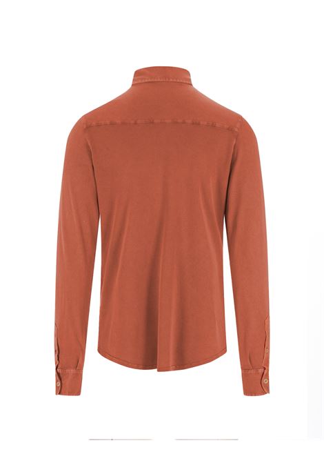 Shirt In Orange Cotton Piqu? FEDELI | UEF0283CE-CC159