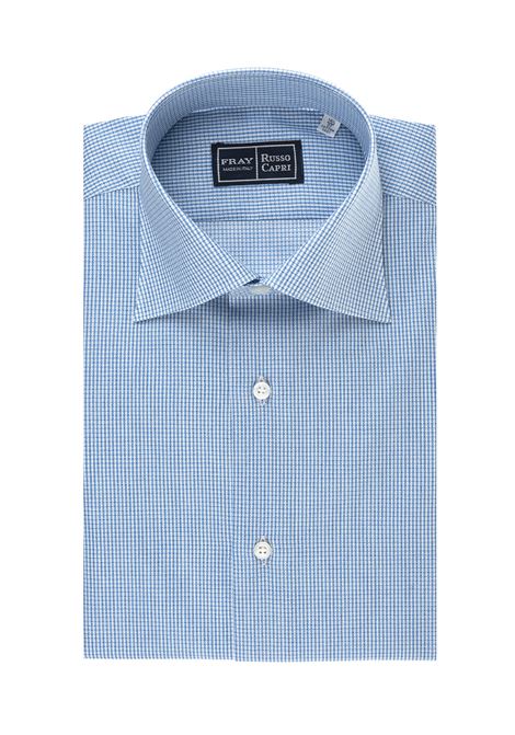 Camicia Regular Fit In Lino Celeste FRAY | 0000R3