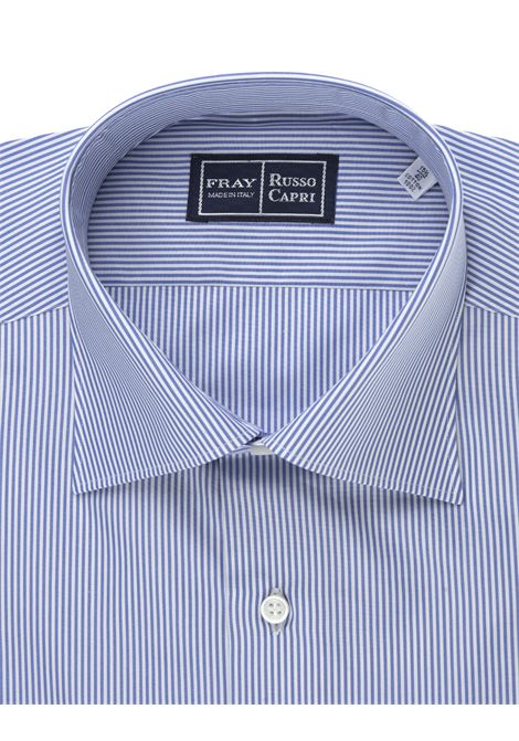 Regular Fit Shirt with Light Blue And White Stripes FRAY | 12789
