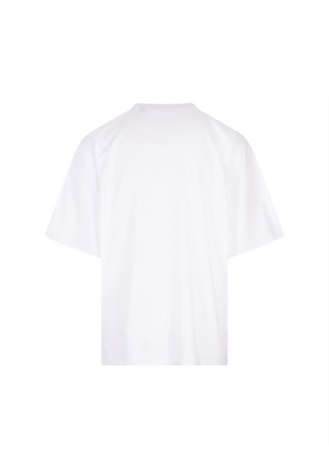 T-Shirt Bianca Con Stampa Grafica GCDS | SS23M13015001
