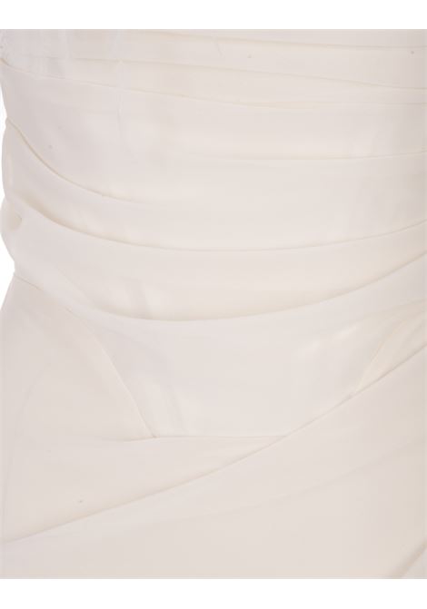 White Mini Dress With Feathers GIUSEPPE DI MORABITO | 310DR-P-21502