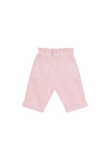 Pink 4G Jacquard Trousers GIVENCHY KIDS | H0416444Z