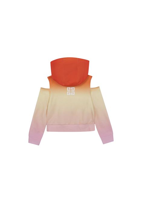 Multicoloured 4G GIVENCHY Zipped Hoodie GIVENCHY KIDS | H15316Z40