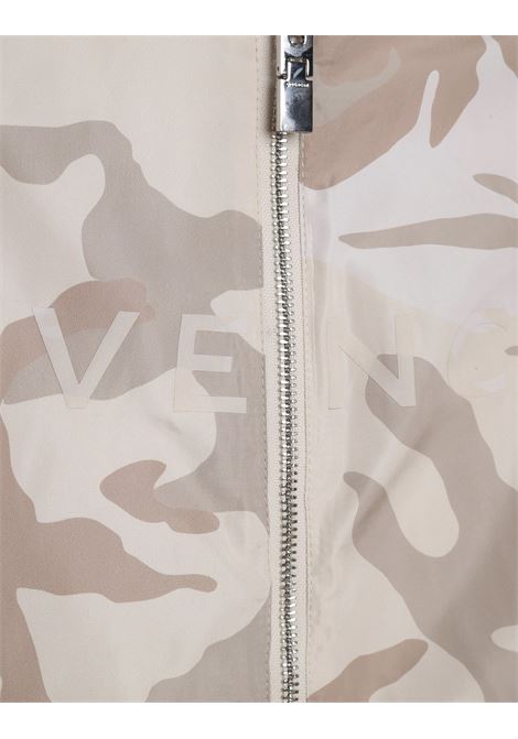 Beige Camouflage GIVENCHY 4G Windbreaker Jacket GIVENCHY KIDS | H26127Z40