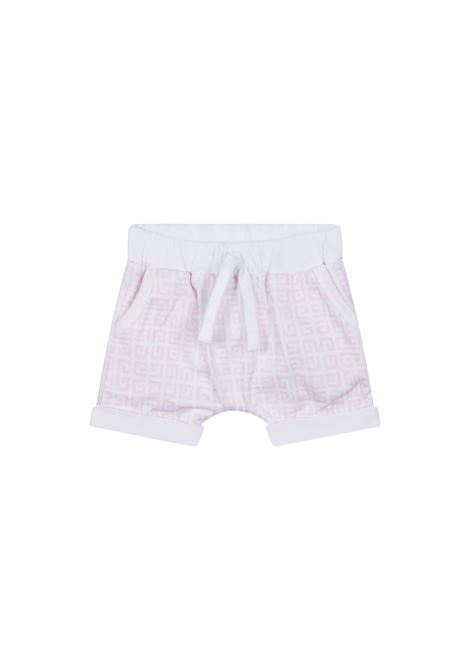 Set T-Shirt e Shorts Bianco e Rosa GIVENCHY KIDS | H9816644Z
