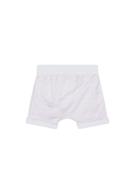 T-Shirt and Shorts Set In White and Pink GIVENCHY KIDS | H9816644Z