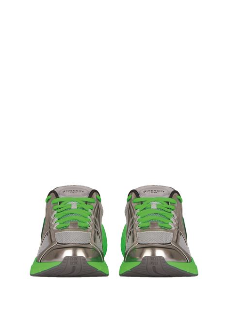 Green and Silver TK-MX Runner Sneakers GIVENCHY | BH008MH1FN363