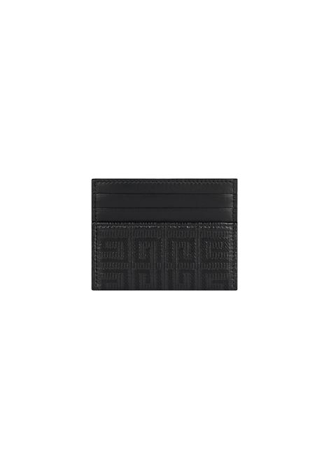 Black 4G Coated Canvas Card Case GIVENCHY | BK6099K1LF001