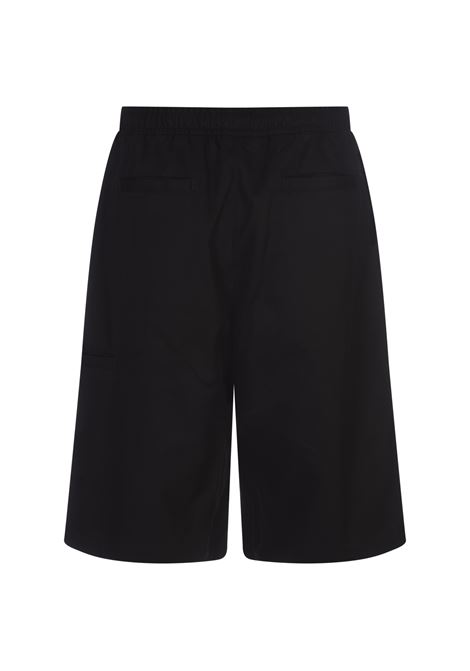 Black Bermuda Shorts With Logo Band GIVENCHY | BM517G14G1001