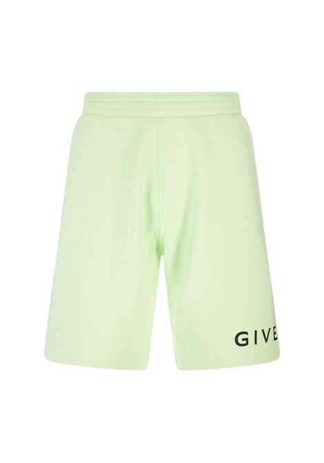 GIVENCHY Archetype Bermuda Shorts In Mint Green  GIVENCHY | BM51863YAC326