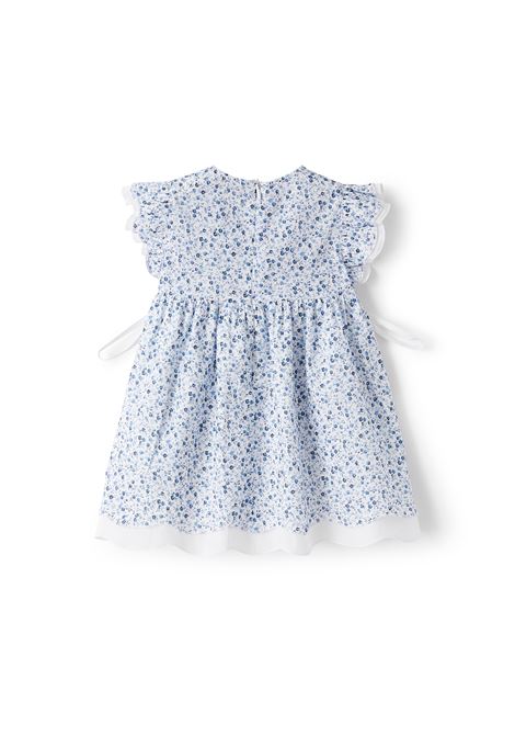 Voile Dress With Blue Flower Print IL GUFO | P23VM680C4093460