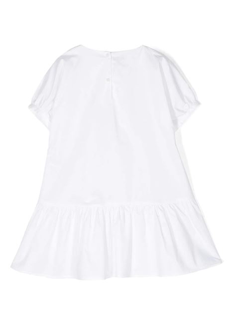 White Cotton Stretch Satin Dress IL GUFO | P23VM705C0046010