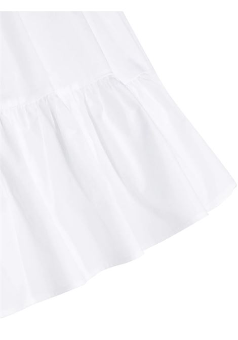 White Cotton Stretch Satin Dress IL GUFO | P23VM705C0046010