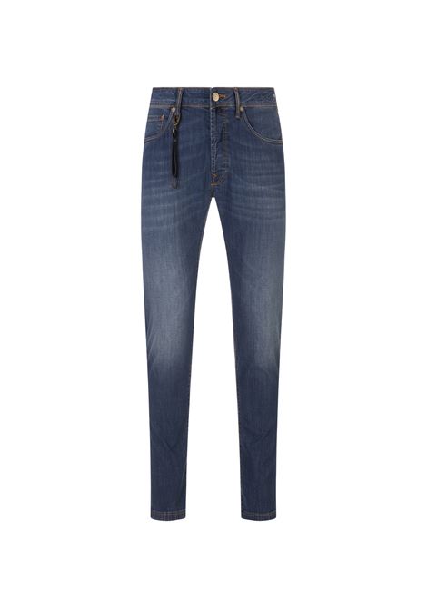 Dark Blue Denim Straight Leg Jeans INCOTEX BLUE DIVISION | BDPS0002-00517001