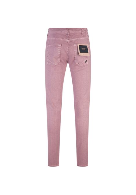 Pantalone Slim Fit In Misto Lino Rosa INCOTEX BLUE DIVISION | BDPS0002-02342509