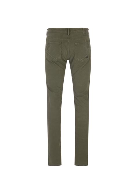 Green  slim Fit Five Pockets Trousers INCOTEX BLUE DIVISION | BDPS0002-06510779