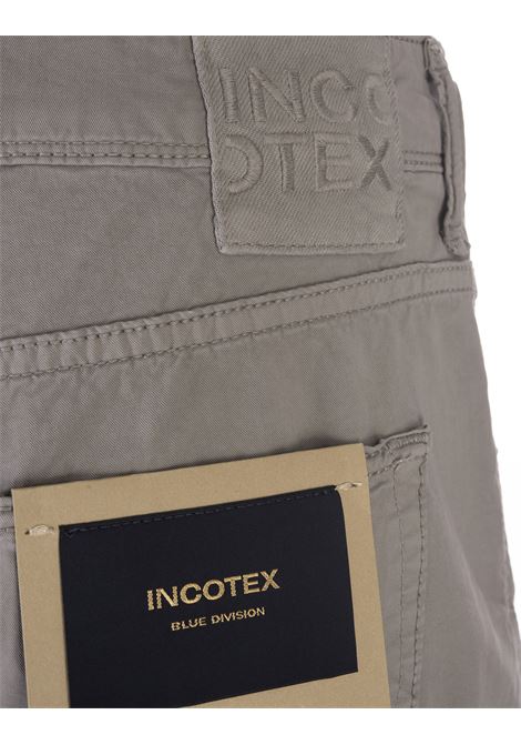 Pantalone Cinque Tasche Slim Fit Grigio INCOTEX BLUE DIVISION | BDPS0002-06510915
