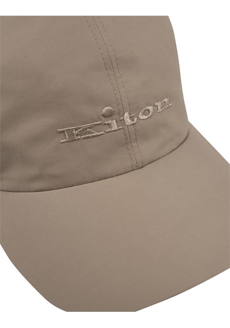 Cappello Da Baseball Beige Con Logo KITON | UCAPP48XB605201