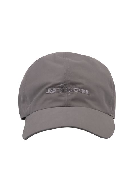 Cappello Da Baseball Grigio Con Logo KITON | UCAPP48XB605208