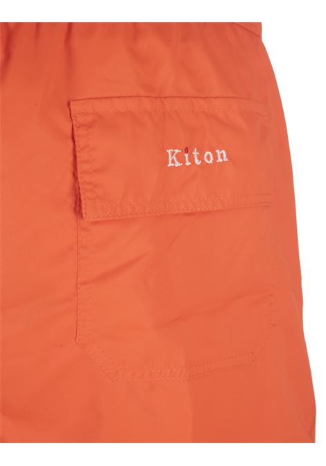 Orange Swim Shorts  KITON | UCOM2CXB600920